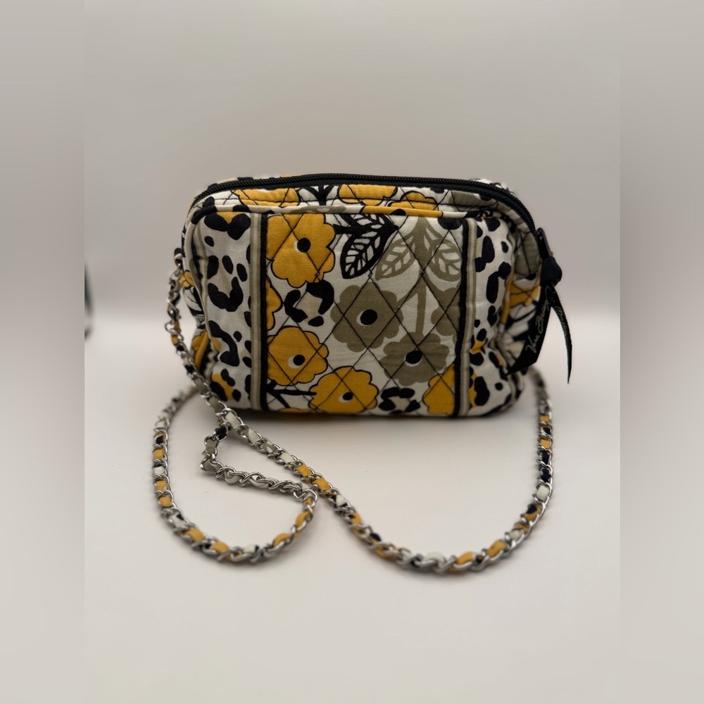 Vera Bradley Crossbody long strap chain purse clutch floral anima print